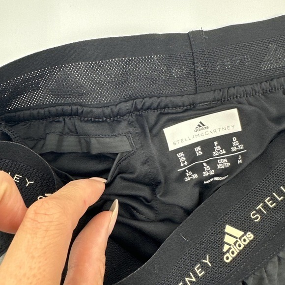 Adidas by Stella McCartney TruePace Multipurpose Shorts sz XS black - Picture 6 of 10